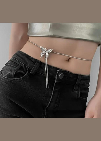 Підвіска-трансфомер з метеликом, кулон, кольє, ланцюжок з метеликом, підвіска протяжка з метеликом Fashion Jewelry (337718734)