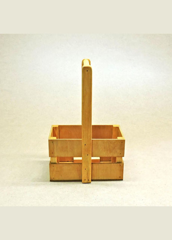 Подарочная корзинка из дерева Шелли 12х20 карри (ПДК-0022103) No Brand (328909499)