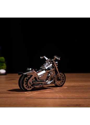 Колекційна модель-конструктор Harley Davidson Roadway Fantasy Мотоцикл механічний, 155 деталей () Metal Time MT012 (370499188)