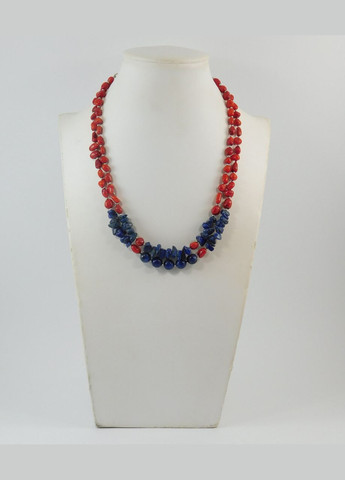 Намисто "Торіно" Корал, Содаліт, Лазурит Fursa fashion (322316124)