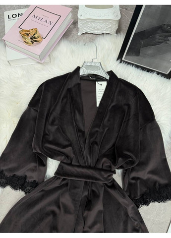 Женский велюровый халат FINO Mode (371403693)