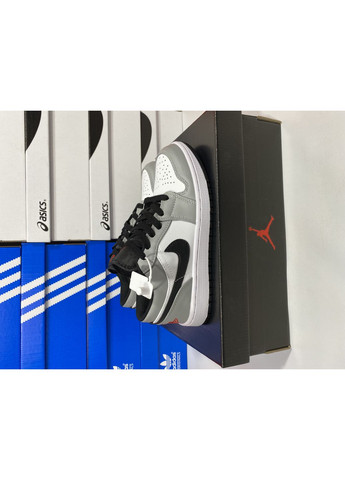 Серые демисезонные кроссовки мужские nike air jordan 1 low light smoke grey найк аир джордан No Brand