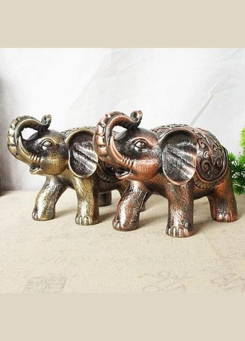 Попільничка Слон металевий із кришкою. В кольорі бронза No Brand (278250145)