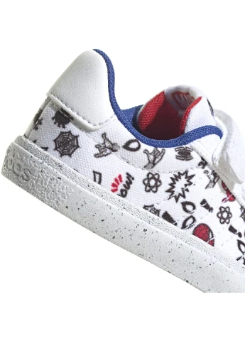 Белые кеды adidas VULCRAID3R SPIDERMAN CF I
