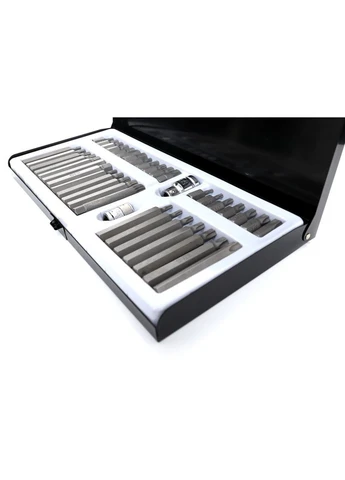 Профессиональный набор бит 40 шт в металлическом кейсе KraftDele KD10220 Torx, Hex, Spline Kraft & Dele (402626740)