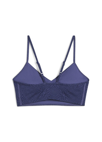 Синий спортивный бра move cloudspun aop bra women Puma полиэстер, эластан