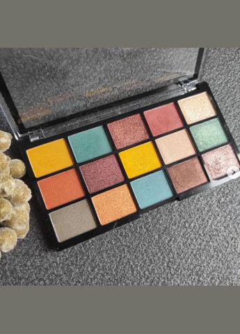 Палітра тіней MUA 15 Shades Eyeshadow Palette - Force of Nature MUA Makeup Academy (301417123)
