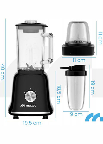Блендер з чашею 1,6л 1800Вт Maltec (340072992)