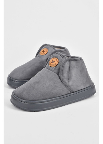 Капці кімнатні чоловічі сірого кольору Let's Shop (351392911)