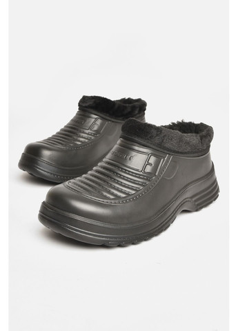 Калоші чоловічі на хутрі чорного кольору Let's Shop (368726619)