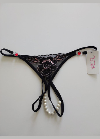 Трусики-стринги з перлинами (арт. 80106) No Brand (346121572)