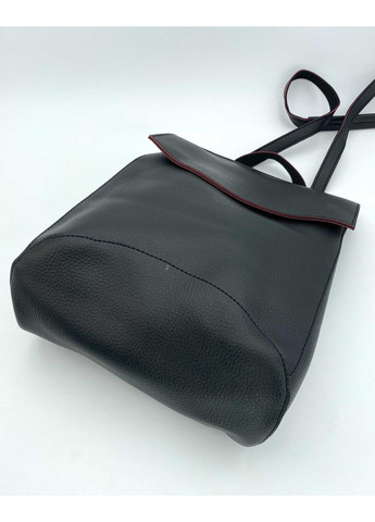 Рюкзак жіночий молодіжний 44206 чорний з червоним WeLassie (315688416)