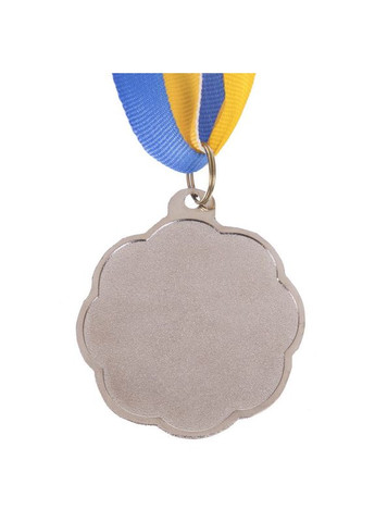 Медаль спортивна зі стрічкою FLIE d-5см C-3175 (метал, 20g срібло) SP-Sport (361435961)