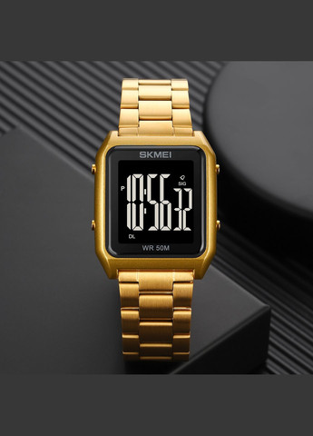 1879GD Gold электронный спортивный, сasual Skmei (323079698)