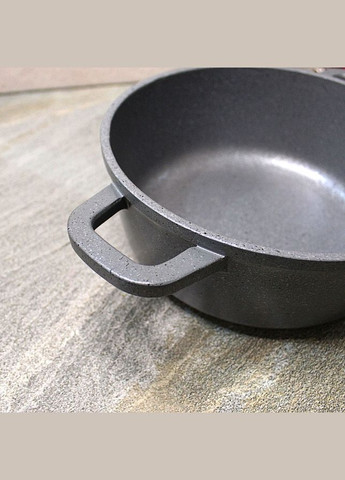 Чудо-кастрюля с антипригарным гранитным покрытием 4.5 л для всех типов плит Kamille (303210998)