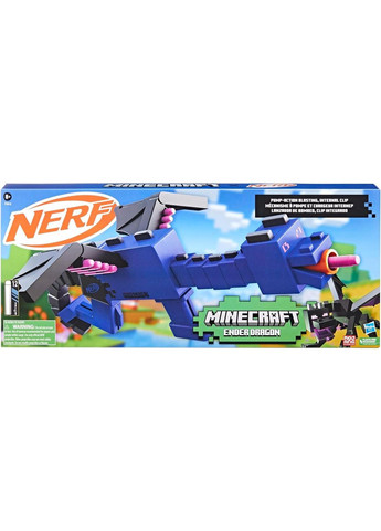 Бластер Nerf Minecraft Ender Dragon Нерф Майнкрафт Дракон енду (Ендер-дракон) Оригінал Hasbro (365251419)