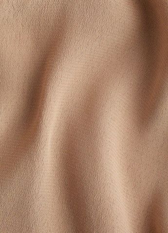 Бежевое кэжуал платье H&M однотонное