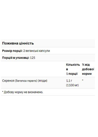 Капсулы Saw Palmetto для мужчин NOW 550 мг 100 капсул поддержка репродуктивной функции Now Foods (367956861)
