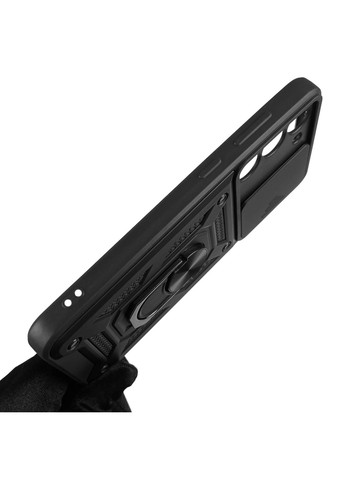 Чохол для Galaxy S23 Plus (SM-S916B) броньований з кільцем зі шторкою на самсунг с23 плюс чорний rg1 Samsung (366018952)