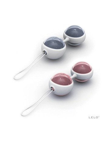 Набір вагінальних кульок Beads, діаметр 3,5 см, змінне навантаження, 2х28 та 2х37 г - CherryLove Lelo (296623502)