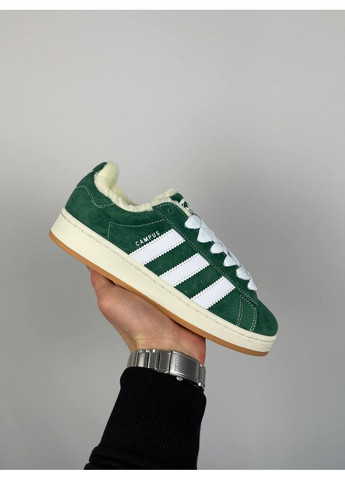 Сірі Зимовий кросівки чоловічі adidas campus 00s ‘green’ fur адідас кампус No Brand