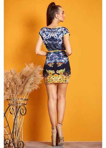 Синее платье 351.0767+а Seventeen