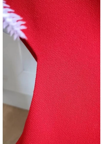 Червона облягаюча сукня міді zw collection Zara