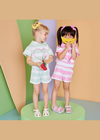 Мятный летний комплект guess, арт. k5go03/k5gd16 kbor4, мятный, 108 см, 5 лет GUESS KIDS