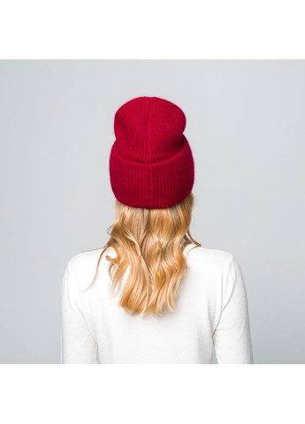 Шапка біні жіноча ангора бордова OLIVIA LuckyLOOK 687-937 (336889356)