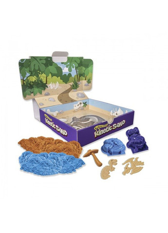 Пісок Для Дитячої Творчості - Dino (Блакитний, Коричневий) Kinetic Sand (331296147)