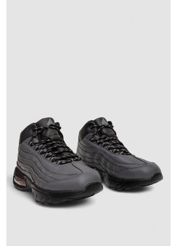 Серые демисезонные кроссовки мужские зимние на меху Ager 248RCX619