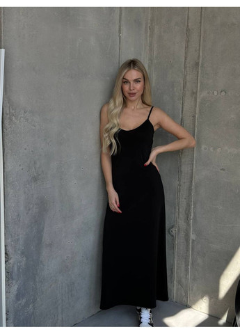 Черное праздничный платье Vione однотонное