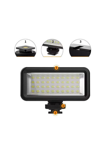 Світлодіодне світло для підводної зйомки на екшн-камеру GoPro GL40 AC Prof (351432177)