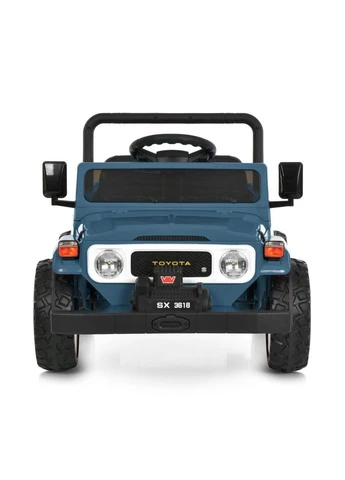 Дитячий електромобіль джип Toyota 12 В одномісний до 50 кг Синій Bambi (402503776)
