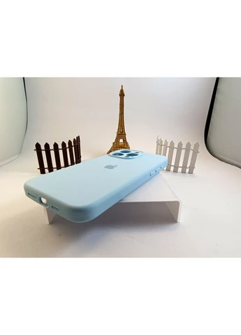 Чехол для iPhone 15 Pro Max SKY BLUE13, силиконовый чехол на iPhone 15 Pro Max голубой Silicone Case (396508065)