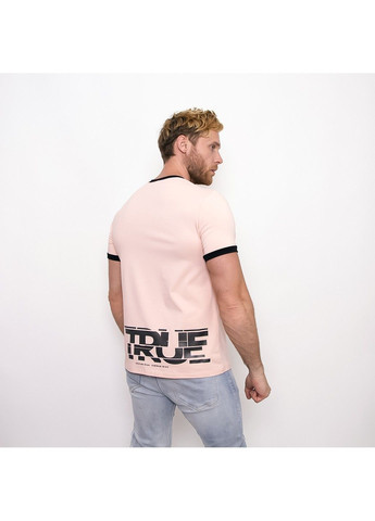 Розовая мужская футболка true розовая Teamv