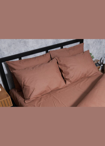 Комплект постільної білизни Бязь Gold Люкс «» King Size 220x240 наволочки 2х70х70 (MS-820004517) Moon&Star Light Brown (302973904)