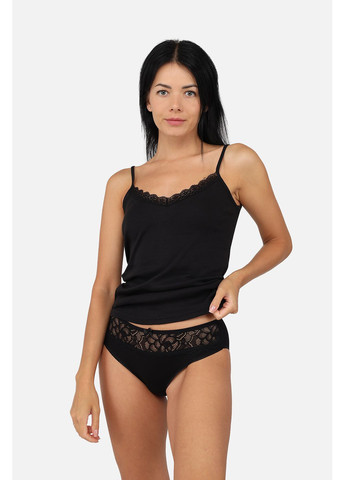 Трусы слипы женские цвет черный ЦБ-00282996 Nicoletta (356937572)