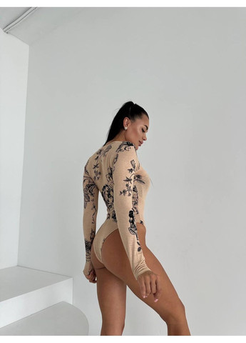 Модний боді-тату жіночий No Brand (365063674)