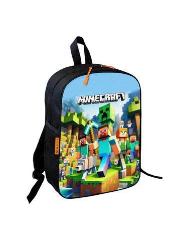 Шкільний рюкзак дитячий Minecraft + Сумка для взуття спортивної форми рюкзак-мішок для хлопчика (1956) No Brand (328693452)