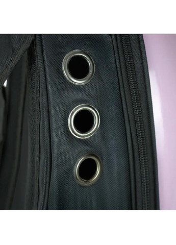 Рюкзак з ілюмінатором вентиляцією килимком для перенесення транспортування тварин котів собак 42х31х20 см (481087-Prob) Рожевий Unbranded (353303211)