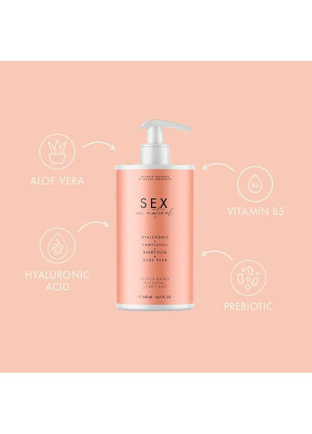 Лубрикант на водной основе Sex au Naturel 500 мл Bijoux Indiscrets (367108099)