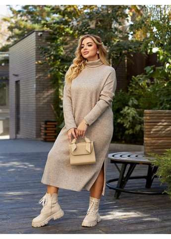 Бежева сукня рандерс (бежевий) 0411222 Peony