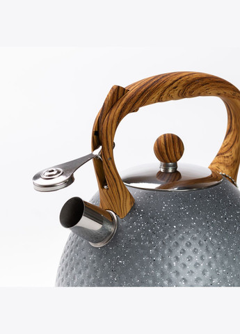 Чайник со свистком Haus Roland из нержавеющей стали, серый Yiwu HP33535G (299239074)