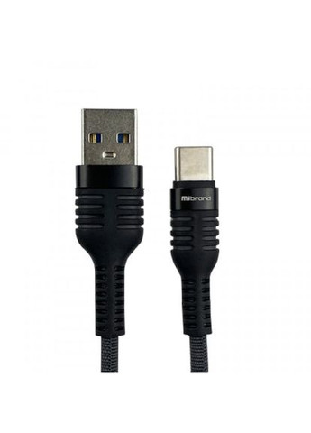 Дата кабель USB 2.0 AM to TypeC 1.0m MI-13 2A Black-Gray (MIDC/13TBG) Mibrand usb 2.0 am to type-c 1.0m mi-13 2a black-gray (268143396)