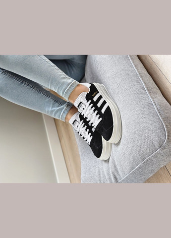 Кросівки жіночі Adidas Gazelle Bold black | Адідас Газель чорні No Brand чорні демісезони (307397812)