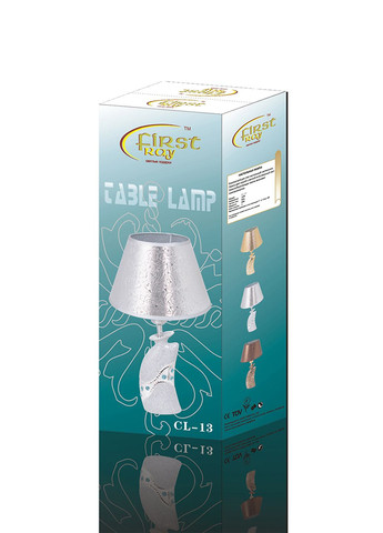 Лампа настільна Glory Срібний (CL-13s) First Ray (283037654)