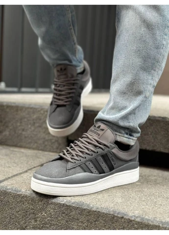Серые летние кроссовки adidas campus bunny gray адидас кампус No Brand