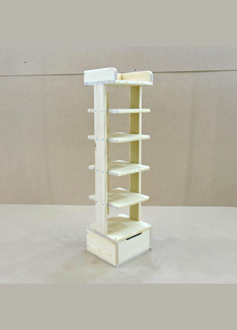 Полиця для взуття з дерева Бувре 6 бланже (ПДО-601901) No Brand (327868139)