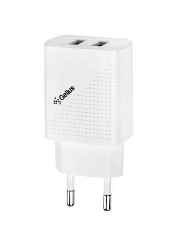 Мережевий зарядний пристрій Pro Vogue GP-HC011 2USB 2.4 A White Gelius (270000236)